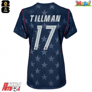 Estados Unidos Malik Tillman #17 Segunda Equipación Mujer Mundial 2026 Manga Corta